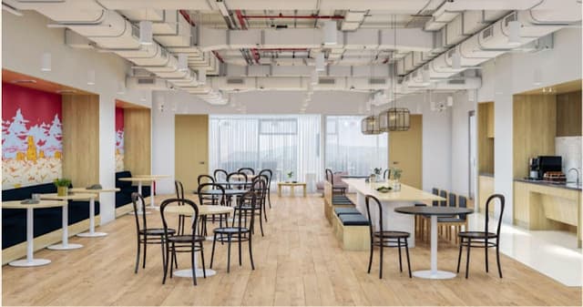 WeWork, Eleven West, Baner